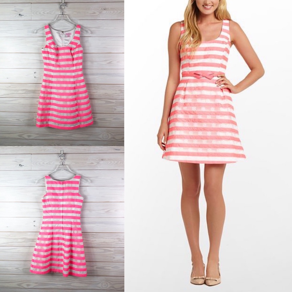 Lilly Pulitzer Jocelyn dress fiesta floral stripe